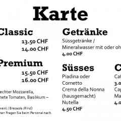 con gusto e amore - Speisenangebot